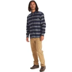 Marmot Ridgefield Heavyweight Flannel Overshirt - Men's -Marmot ARCNAV D3 6
