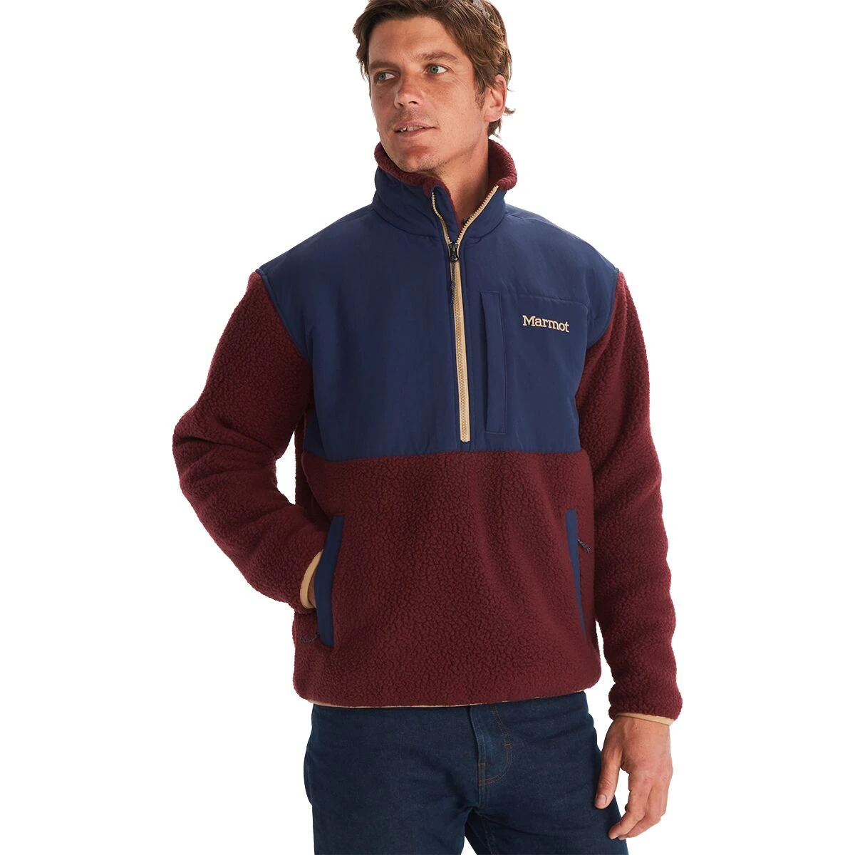 Marmot Wiley Fleece Half-Zip Jacket - Men's 7 Marmot Wiley Fleece Half-Zip Jacket - Men's - Image 5