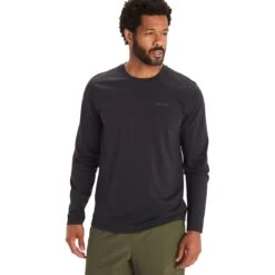 Marmot Crossover Long-Sleeve T-Shirt - Men's -Marmot BLA 12