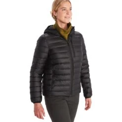 Marmot Highlander Hooded Down Jacket - Women's -Marmot BLA 2