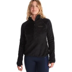 Marmot Orsa Polartec Wool Hooded Top - Women's -Marmot BLA 70