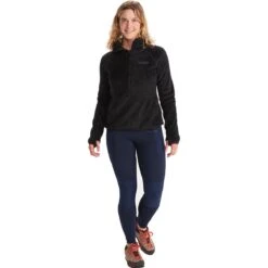 Marmot Orsa Polartec Wool Hooded Top - Women's -Marmot BLA D3 32