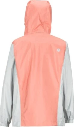 Marmot PreCip Eco Jacket - Girls|-|Manteau Léger PreCip Eco - Fille -Marmot MAR 41010 7ECoral 20Pink 20 20Bright 20Steel 7Eback