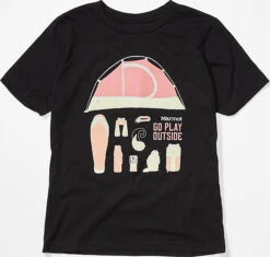 Marmot Nico Tee - Girls|-|T-shirt Nico - Fille -Marmot MAR 42830 7EBlack