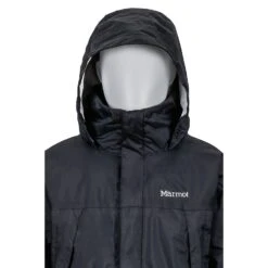 Marmot Boy's PreCip Hardshell Jacket|-|Coquille PreCip Garçons 27 Marmot Boy's PreCip Hardshell Jacket|-|Coquille PreCip Garçons -Marmot MAR 50900 7EBlack 7EHood