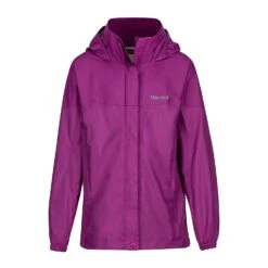 Marmot Girl's PreCip Jacket|-|Coquille PreCip Filles -Marmot MAR 55680 7EPurple 20Orchid