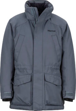 Marmot Boy's Bridgeport Jacket|-|Manteau En Duvet Bridgeport Garçons -Marmot MAR 73330 7ESteel 20Onyx 7Enohood