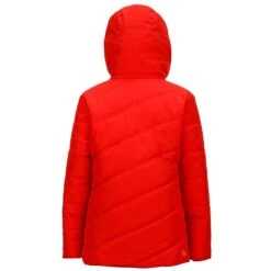 Marmot Girl's Val D'Sere Jkt|-|Manteau Isolé Val D'Sere Filles -Marmot MAR 76680 7EScarlet 20Red 7EBack 20Hood
