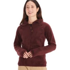 Marmot Orsa Polartec Wool Hooded Top - Women's -Marmot PORROY 7