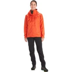 Marmot PreCip Eco Jacket - Women's -Marmot REDSUN D10