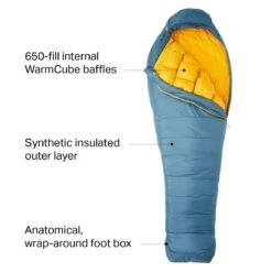 Marmot Warmcube Gallatin Sleeping Bag: 20F Down -Marmot STASOL D9