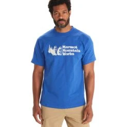 Marmot MMW Heavyweight T-Shirt - Men's 8 Marmot MMW Heavyweight T-Shirt - Men's -Marmot TRABLU 3