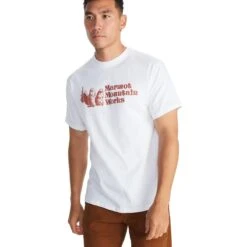 Marmot MMW Heavyweight T-Shirt - Men's 9 Marmot MMW Heavyweight T-Shirt - Men's -Marmot WHI 4